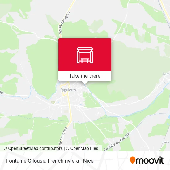 Fontaine Gilouse map