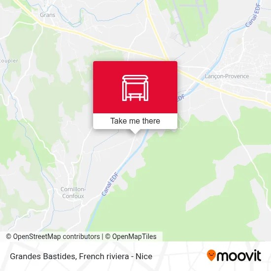 Grandes Bastides map