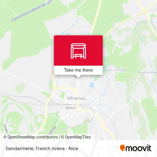 Gendarmerie map