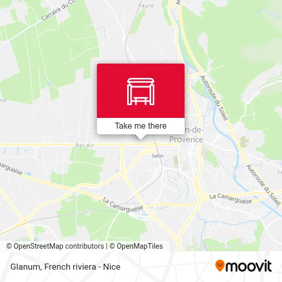 Glanum map