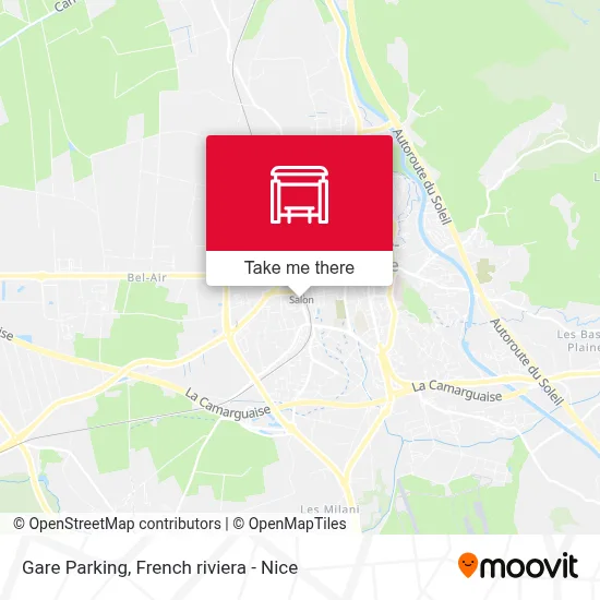Gare Parking map