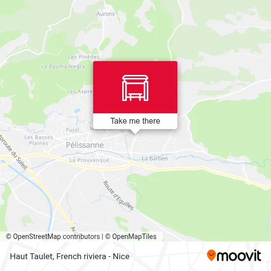 Haut Taulet map