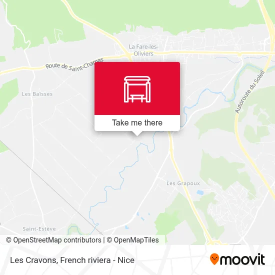 Les Cravons map