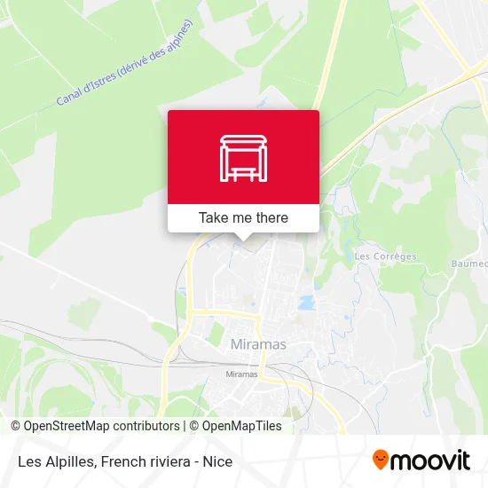 Les Alpilles map