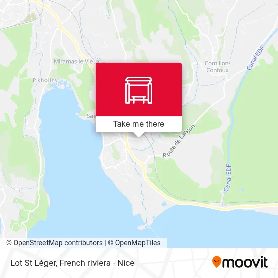 Lot St Léger map