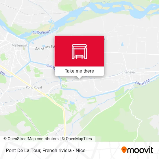 Pont De La Tour map