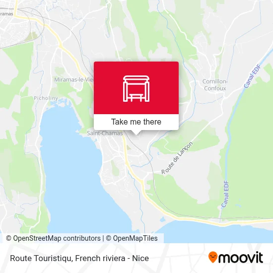 Route Touristiqu map