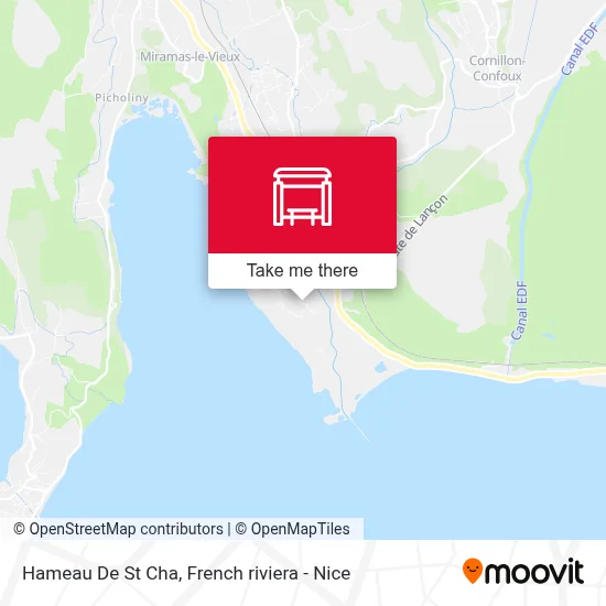 Hameau De St Cha map