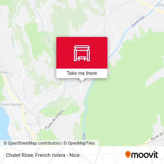 Chalet Rose map