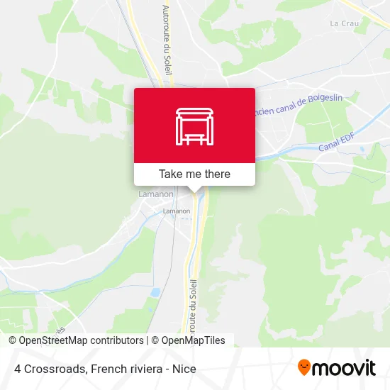 4 Chemins map