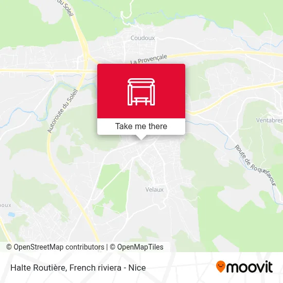 Halte Routière map