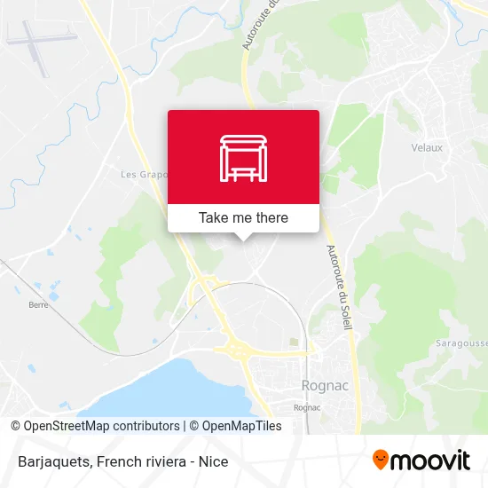 Barjaquets map