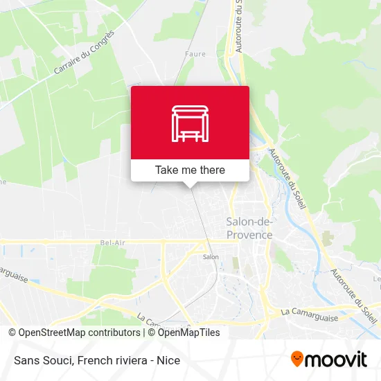 Sans Souci map