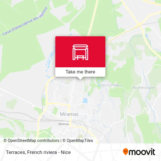 Mapa Terrasses