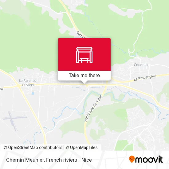 Mapa Chemin Meunier