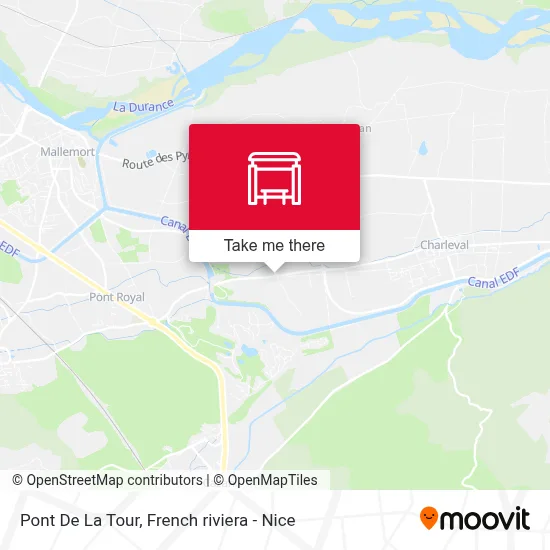 Pont De La Tour map