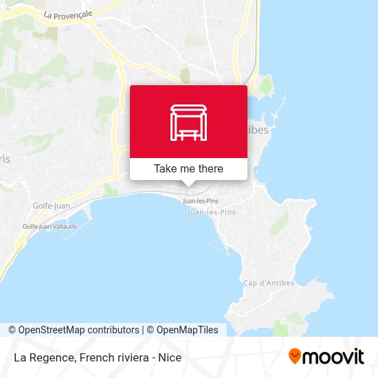 La Regence map