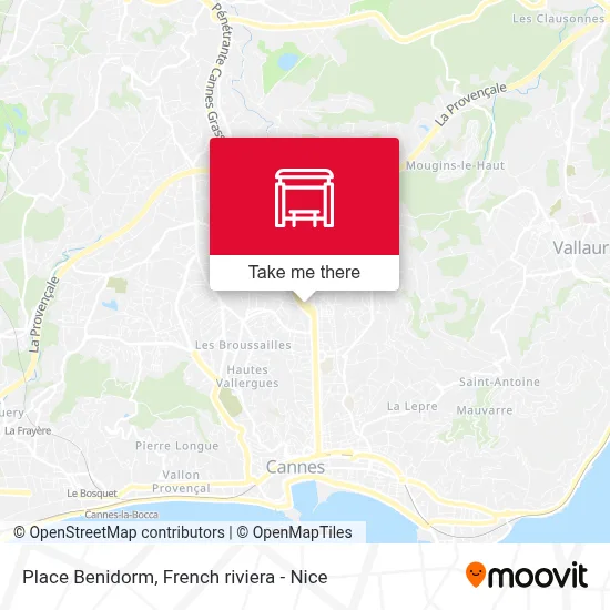 Place Benidorm map
