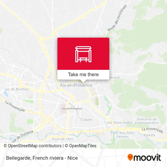 Bellegarde map