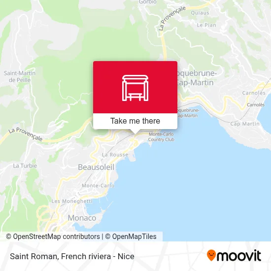 Saint Roman map