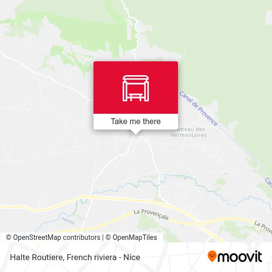 Halte Routiere map