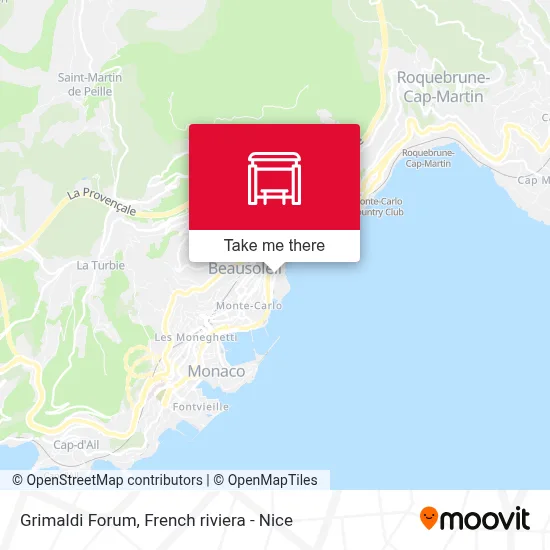 Grimaldi Forum map