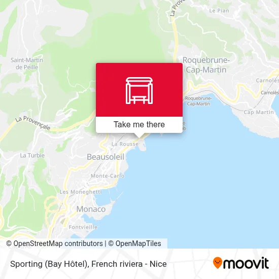 Sporting (Bay Hôtel) map