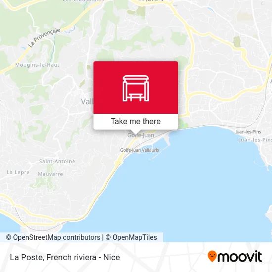Mapa La Poste