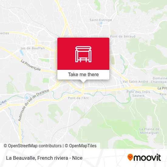 La Beauvalle map