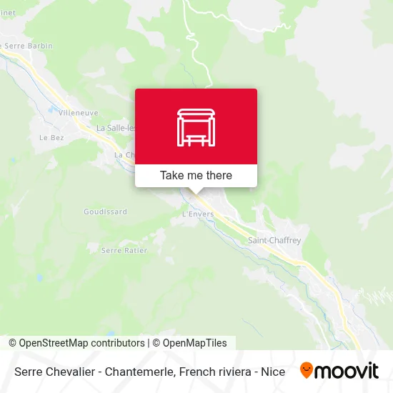 Mapa Serre Chevalier - Chantemerle
