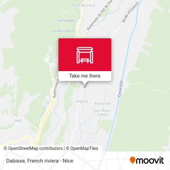 Dabisse map
