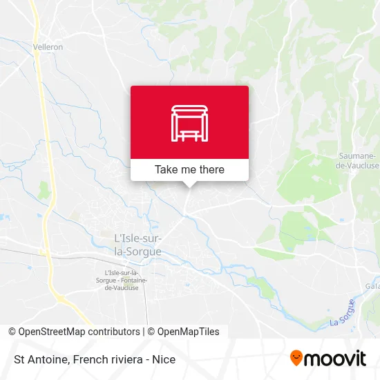 St Antoine map