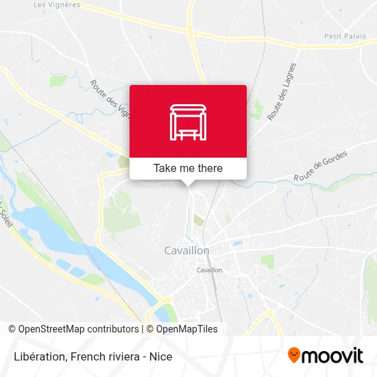 Libération map