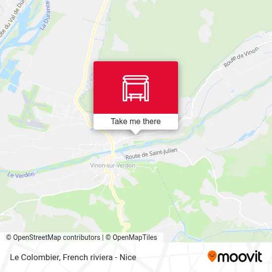 Le Colombier map