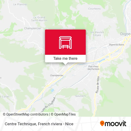 Centre Technique map