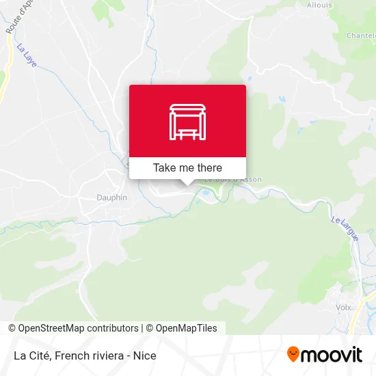 La Cité map