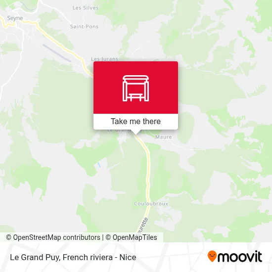 Le Grand Puy map