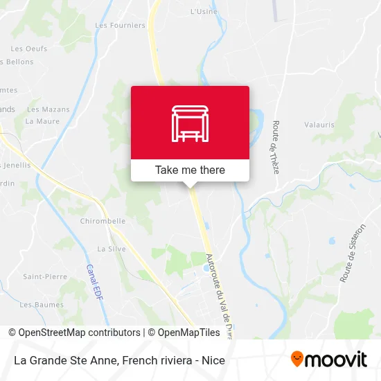 La Grande Ste Anne map
