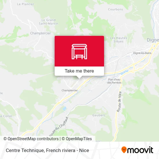 Centre Technique map