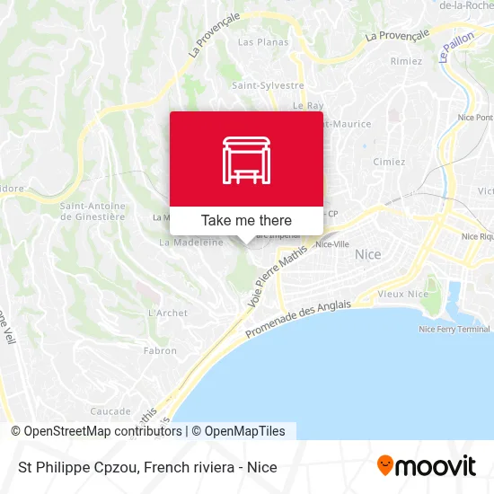 St Philippe Cpzou map
