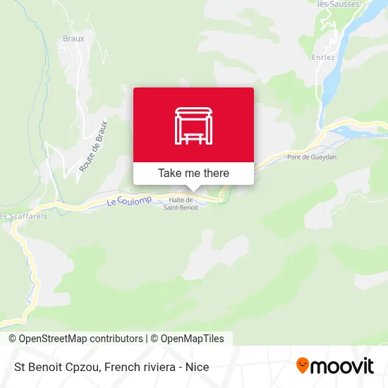 St Benoit Cpzou map