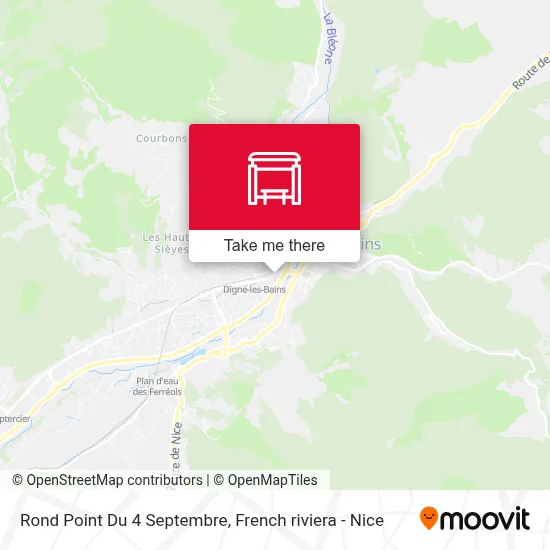 Mapa Rond Point Du 4 Septembre