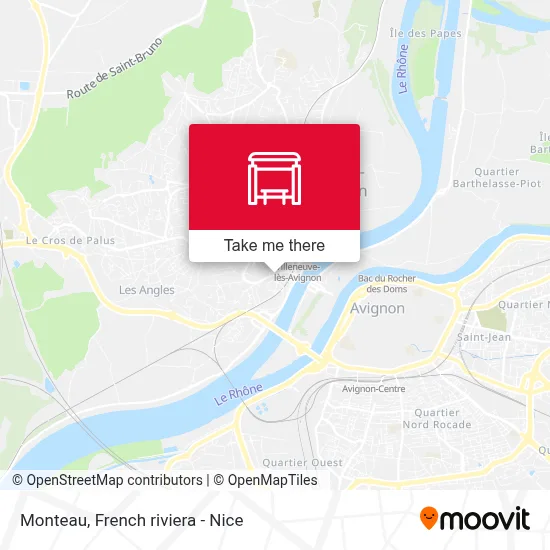Monteau map