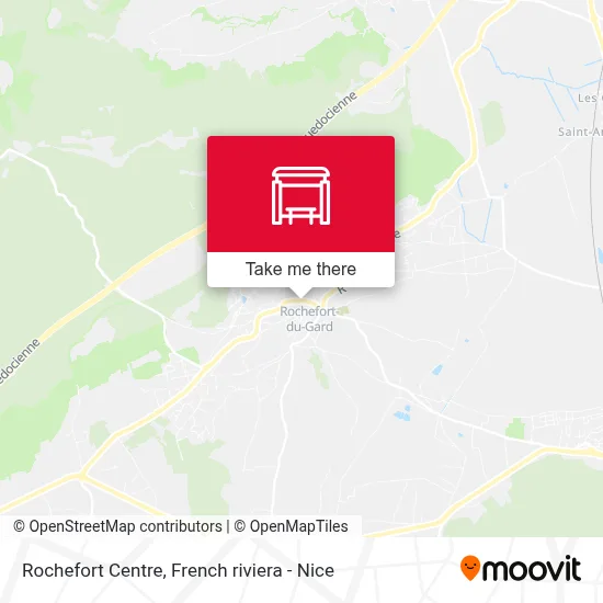 Rochefort Centre map
