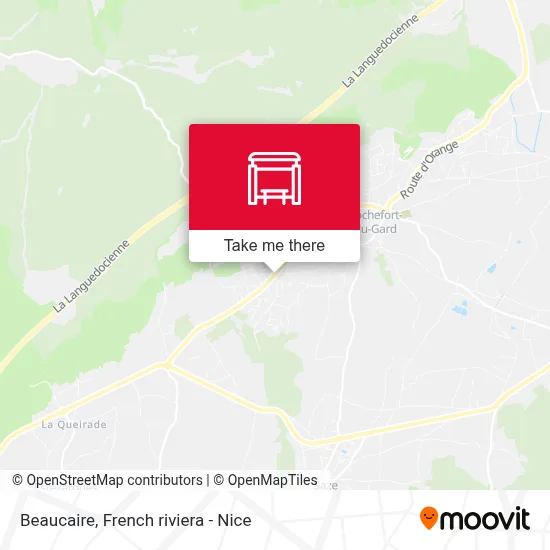 Beaucaire map