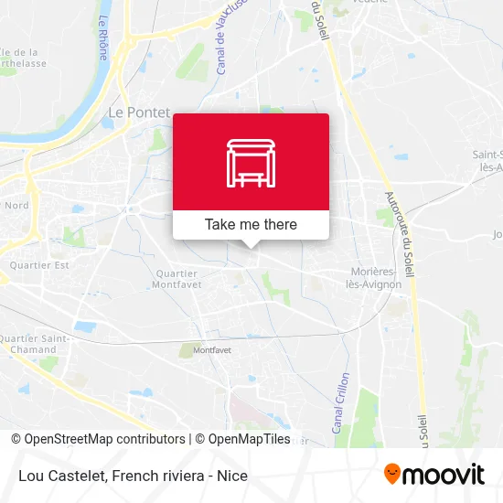 Lou Castelet map