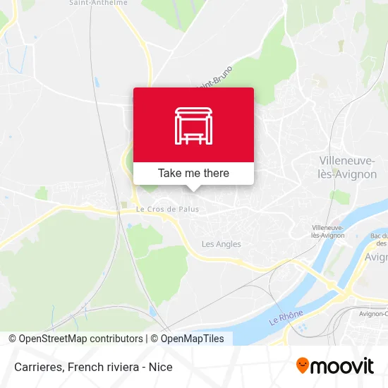 Carrieres map