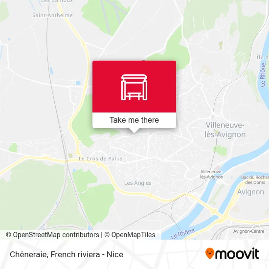Chêneraie map