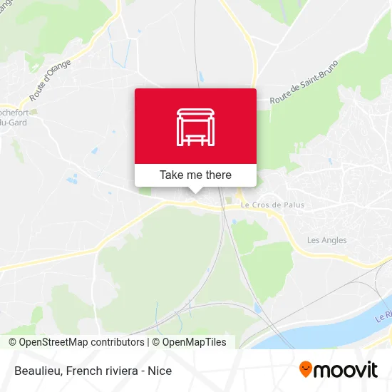 Beaulieu map