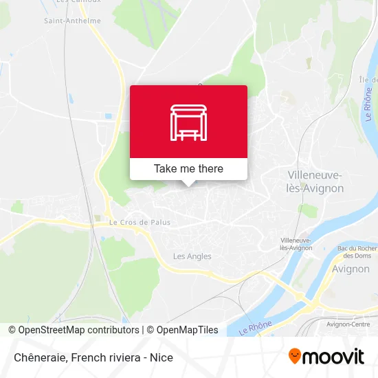 Chêneraie map